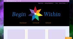 Desktop Screenshot of beginwithin.org