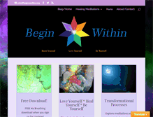 Tablet Screenshot of beginwithin.org